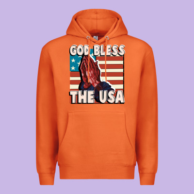 God Bless The Usa Premium Hoodie Designed By Fadigitalartstudio