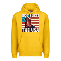 Lemon God Bless the USA Premium Hoodie - FaDigitalArtStudio