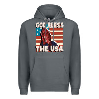 Rock God Bless the USA Premium Hoodie - FaDigitalArtStudio