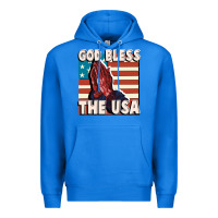 True Royal God Bless the USA Premium Hoodie - FaDigitalArtStudio