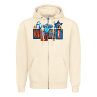 Sandshell American mini 4th of july Zipper Hoodie - FaDigitalArtStudio