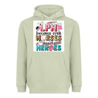 Matcha LPN because nurses need heroes Heavyweight Hoodie - LillyAllenDesigns
