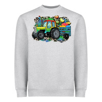 Autism Farm Tractor Heavyweight Sweatshirt | Teevron