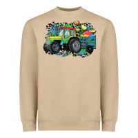 Mushroom Autism farm tractor Heavyweight Sweatshirt - CowGirlArtShop