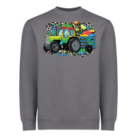 Storm Autism farm tractor Heavyweight Sweatshirt - CowGirlArtShop