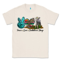 Natural Peace Love Southdown Sheep Classic Tee - LillyAllenDesigns