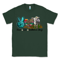Sports Green Peace Love Southdown Sheep Classic Tee - LillyAllenDesigns