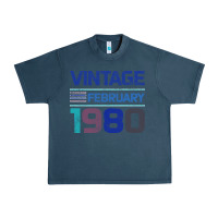 Midnight Navy Vintage February 1980 Urban Heavy Tee - Bettercallsaul