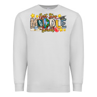 Dove Grey Next Stop Middle School Premium Sweatshirt - CowhideDigitalArt