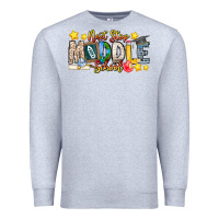 Heather Grey Next Stop Middle School Premium Sweatshirt - CowhideDigitalArt