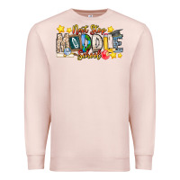 Pale Pink Next Stop Middle School Premium Sweatshirt - CowhideDigitalArt