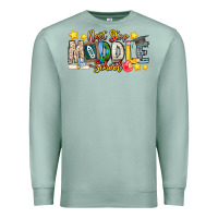 Seafoam Next Stop Middle School Premium Sweatshirt - CowhideDigitalArt