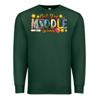 Sports Green Next Stop Middle School Premium Sweatshirt - CowhideDigitalArt