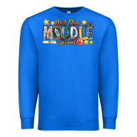 True Royal Next Stop Middle School Premium Sweatshirt - CowhideDigitalArt