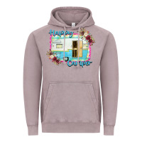 Vintage Zinc Happy Camper Vintage Hoodie - Bettercallsaul