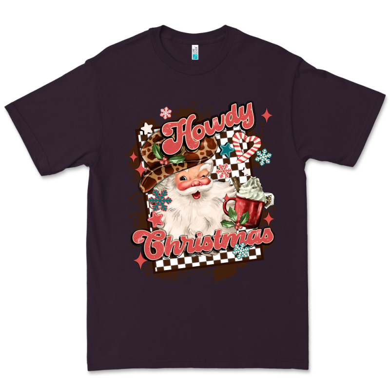 Western Howdy Christmas Premium Tee by MaliasSmallBusiness | Teevron