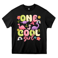Black one cool girl Heavy Core Tee - MaliasSmallBusiness