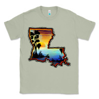 Matcha louisiana  sunset map Classic Tee - BarkalooDesign