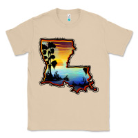 Mushroom louisiana  sunset map Classic Tee - BarkalooDesign