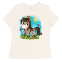 Bone little cute horse Ladies Tee - NancyCooperArtShop