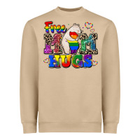 Pride Free Mom Hugs Heavyweight Sweatshirt | Teevron