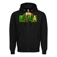 Black St. Patricks Day mama Zipper Hoodie - FaDigitalArtStudio
