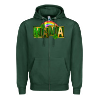 Sports Green St. Patricks Day mama Zipper Hoodie - FaDigitalArtStudio