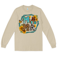 Mushroom sunflowers hexagon frame mama Long Sleeve Tee - Jasminsmagicworld