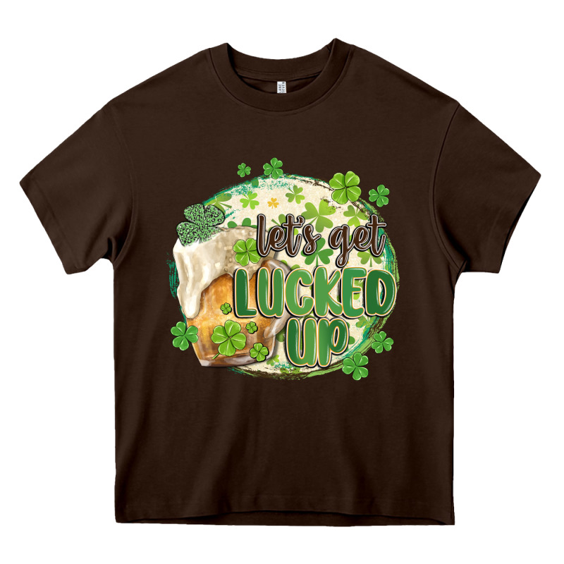 Let's Get Lucked Up Heavy Core Tee by MaliasSmallBusiness | Teevron