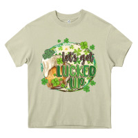Mossy let's get lucked up Heavy Core Tee - MaliasSmallBusiness