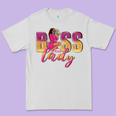 Boss Lady Afro Woman Premium Tee Designed By Nancycooperartshop