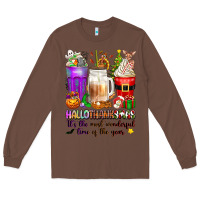Chestnut Hallothanksmas coffee cups Long Sleeve Tee - texasbilliewilder