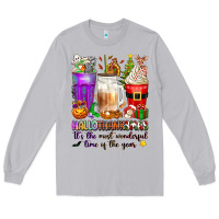 Moon Dust Hallothanksmas coffee cups Long Sleeve Tee - texasbilliewilder