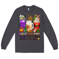 Smoke Hallothanksmas coffee cups Long Sleeve Tee - texasbilliewilder