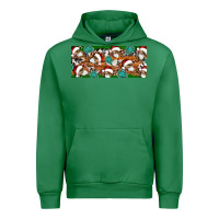 Emerald Santa skeleton christmas Urban Hoodie - Artiststas