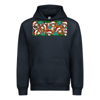Navy Santa skeleton christmas Urban Hoodie - Artiststas
