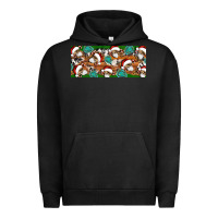 Pigment Black Santa skeleton christmas Urban Hoodie - Artiststas