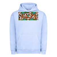 Pigment Grape Ice Santa skeleton christmas Urban Hoodie - Artiststas