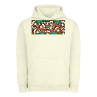 Pigment Pistachio Santa skeleton christmas Urban Hoodie - Artiststas