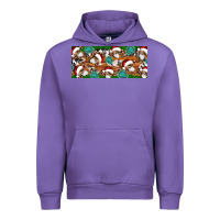 Tulip Santa skeleton christmas Urban Hoodie - Artiststas