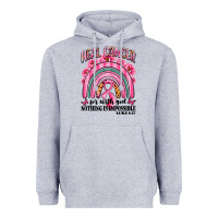 Heather Grey heal cancer rainbow Heavyweight Hoodie - LillyAllenDesigns