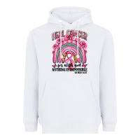 White heal cancer rainbow Heavyweight Hoodie - LillyAllenDesigns