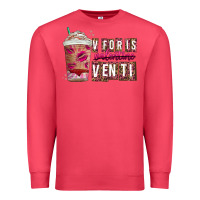 Cardinal V For is Valentine Venti Premium Sweatshirt - CowhideDigitalArt