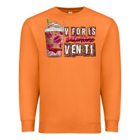 Carrot V For is Valentine Venti Premium Sweatshirt - CowhideDigitalArt