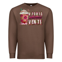 Chestnut V For is Valentine Venti Premium Sweatshirt - CowhideDigitalArt