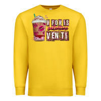 Lemon V For is Valentine Venti Premium Sweatshirt - CowhideDigitalArt