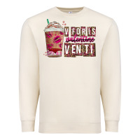 Sandshell V For is Valentine Venti Premium Sweatshirt - CowhideDigitalArt