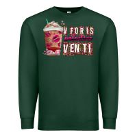 Sports Green V For is Valentine Venti Premium Sweatshirt - CowhideDigitalArt