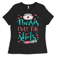 Black nurses call the shots Ladies Tee - NancyCooperArtShop