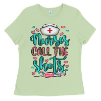 Matcha nurses call the shots Ladies Tee - NancyCooperArtShop